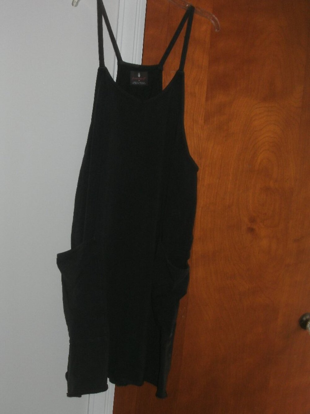 Free People FP Movement Black Comfy Cotton Romper Shorts with Pockets size L